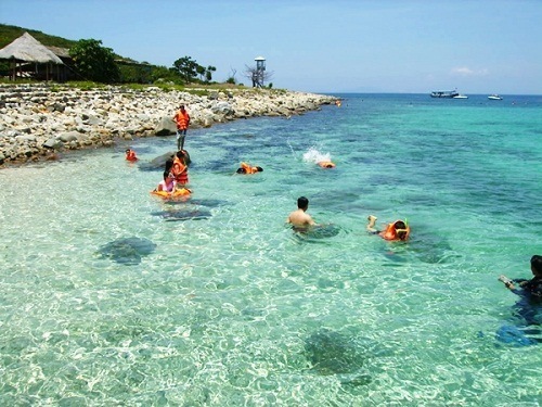 Biển Nha Trang trong xanh