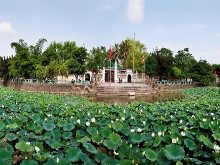 Khung cảnh chùa Cần Linh