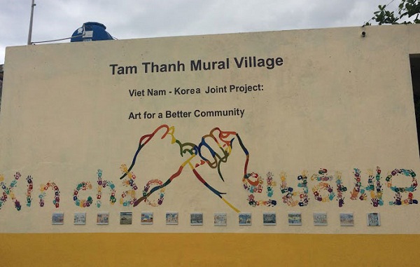 Dự án giao lưu mỹ thuật cộng đồng Hàn - Việt tại xã Tam Thanh