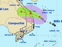 tin bão mới nhất đổ bộ vào miền Trung