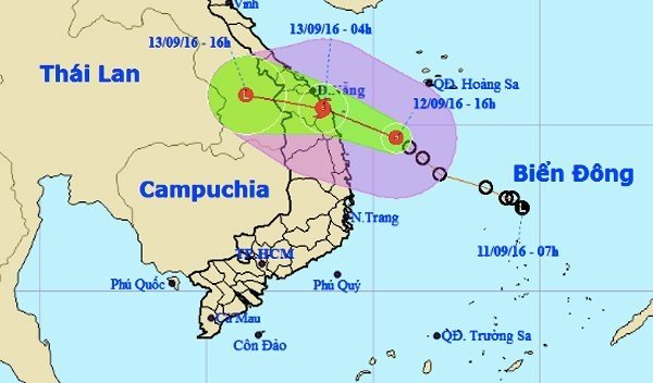 tin bão mới nhất đổ bộ vào miền Trung