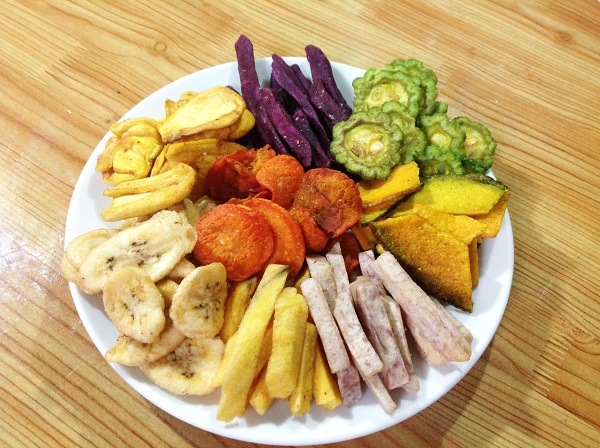 Củ quả sấy giòn Đà Lạt